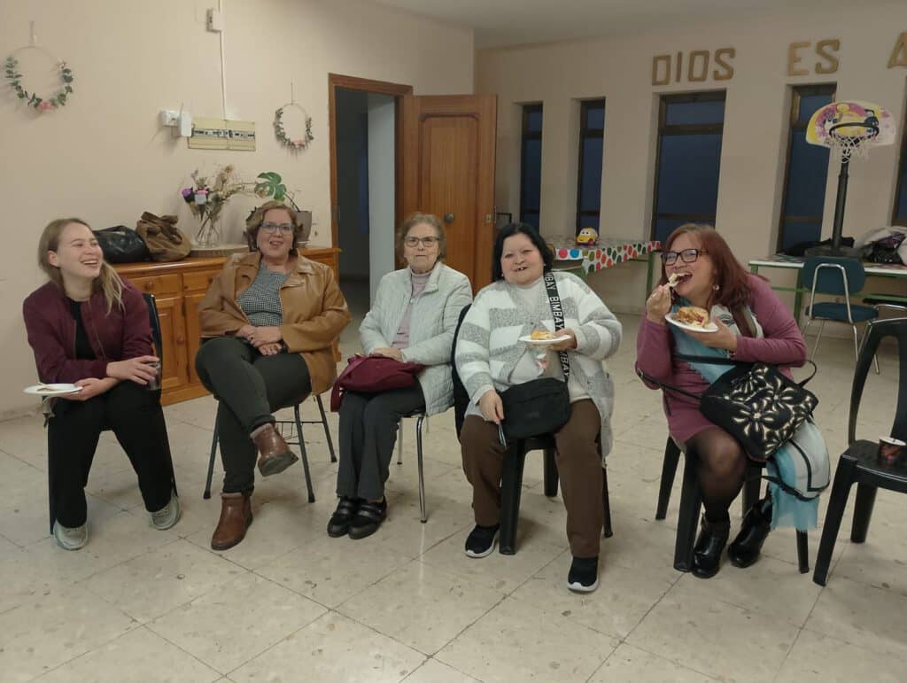 Reunión de mujeres en colaboración con la iglesia Betel de Málaga